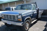 1986 Ford Pickup, 4x4, Shows 38,250 Miles, 2 New Batteries, Fuel Gauge Not Working, Diesel Engine, 4