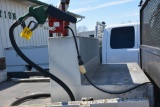 L- Shaped Fuel Tank, Approx. 110gal, 12v Filrite Pump