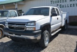 2006 Chevy 2500 Extended Cab Long Bed Pickup, With Knapheide Steel Service Bed, Some Surface Rust, 1