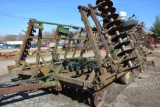 John Deere 722 Mulch Finisher, New Hoses, Good Tires, Needs Blades and Some Shovels, 5 Bar Harrow