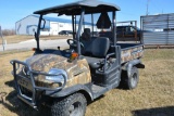 Kubota RTV 900 XT Diesel Engine Side x Side, 4x4, Shows 106 Hours, Hydraulic Tilt Box, Like New, Pow