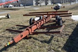 6 Bale Hay Trailer, Walking Tandem Axles, 7x14.5 Tires With Spare, 2