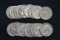 20 - Washington Silver Quarters; Various Dates; 20xBID
