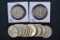 12 - Franklin Silver Half Dollars; 12xBID