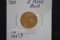 1925 Five Peso Gold Coin; AU