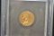 1908-P Indian Head 2-1/2 Dollar Gold Coin; AU-58