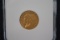 1911 Indian Head Five Dollar Gold Coin; AU-58