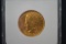 1907 Indian Head Ten Dollar Gold Coin; MS-62