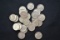 1 Lot of 25 Roosevelt Silver Dimes