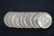10 - 1940s and 1950s Franklin Half Dollars; 10xBID
