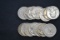 14 - Washington Silver Quarters; 14xBID