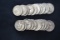20 - Washington Silver Quarters; 20xBID