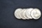 5 - Kennedy 40% Silver Half Dollars; 5xBID