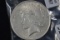 1922 Peace Dollar; Unc.