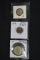 Group of 3 Coins including 1942 Great Britain Six Pence, 1923 Great Britain One Florian, and 1919 Ca