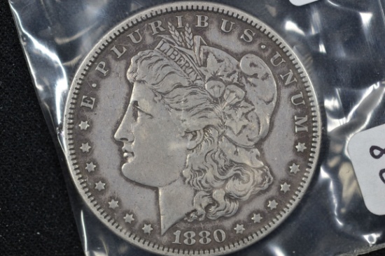 1880 Morgan Dollar; F