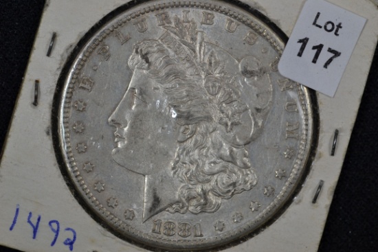 1881-S Morgan Dollar; VF