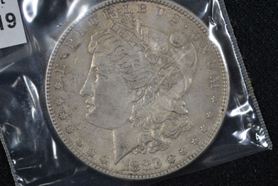 1883 Morgan Dollar; VF