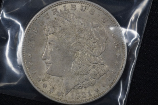 1921 Morgan Dollar; XF