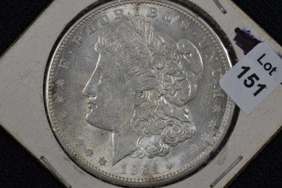 1921-D Morgan Dollar; Unc.
