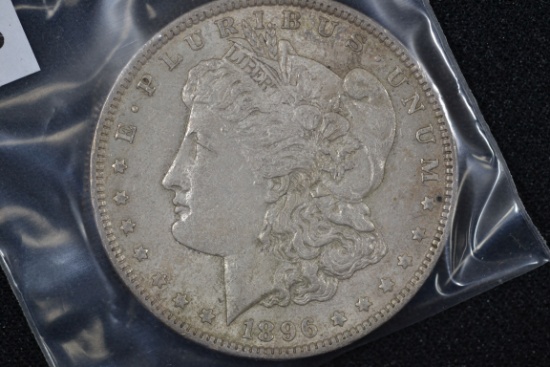 1896 Morgan Dollar; XF