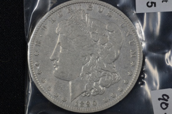 1890-O Morgan Dollar; XF