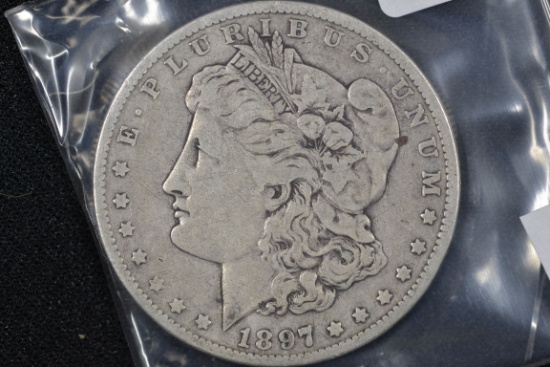 1897-O Morgan Dollar; F