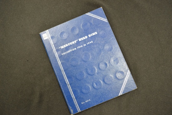 Partial Book of Mercury Dimes including 69 Total Coins; No Key or Semi-Key Dates