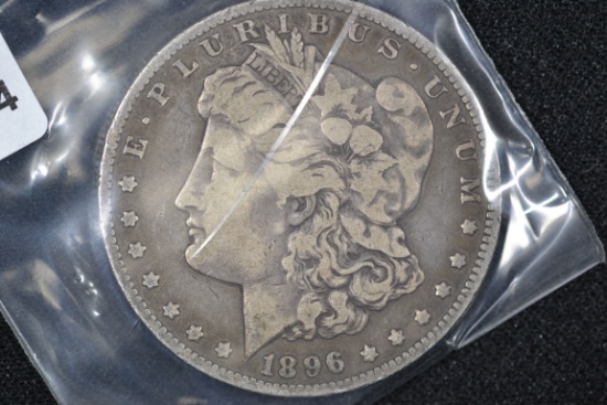 1896-O Morgan Dollar; F