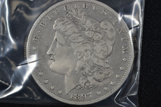 1897-O Morgan Dollar; F