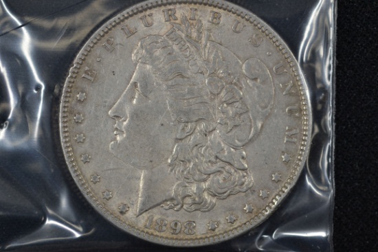 1898 Morgan Dollar; VF