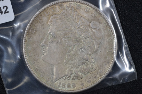 1889 Morgan Dollar; VF