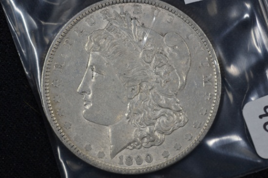 1890 Morgan Dollar; AU