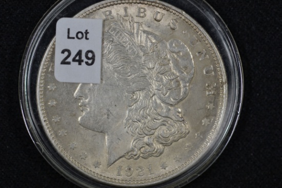 1921 Morgan Dollar; AU