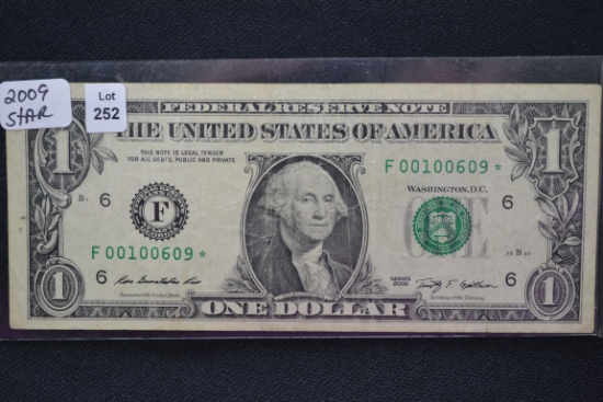 2009 One Dollar Star Note