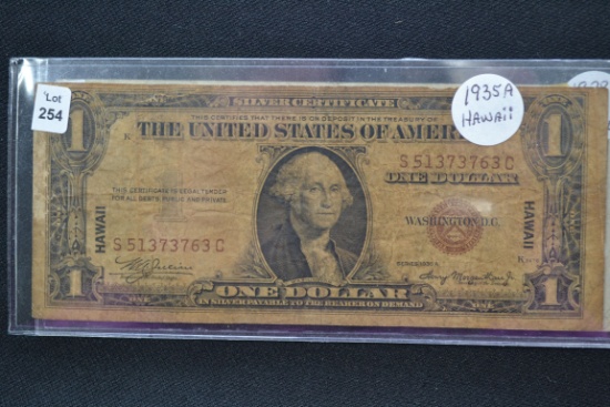1935-A Hawaiian One Dollar Silver Certificate
