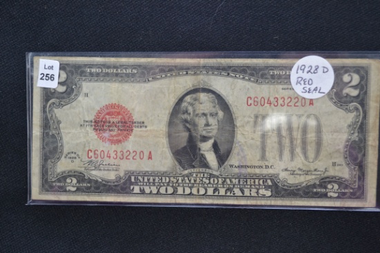 1928-D Two Dollar Red Seal Note