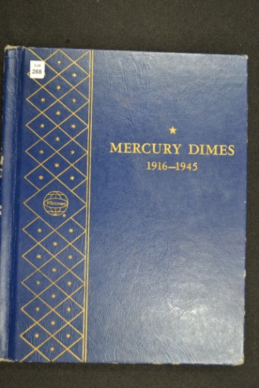 Partial Book of Mercury Dimes including 69 Total Coins; No Key or Semi-Key Dates