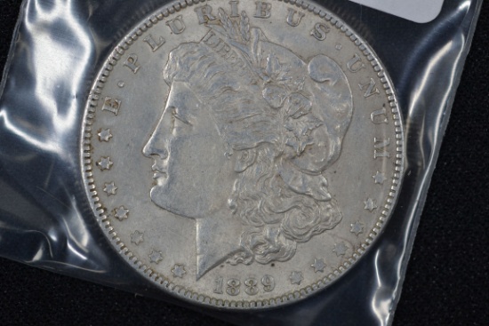 1889 Morgan Dollar; XF