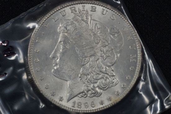 1886 Morgan Dollar; AU