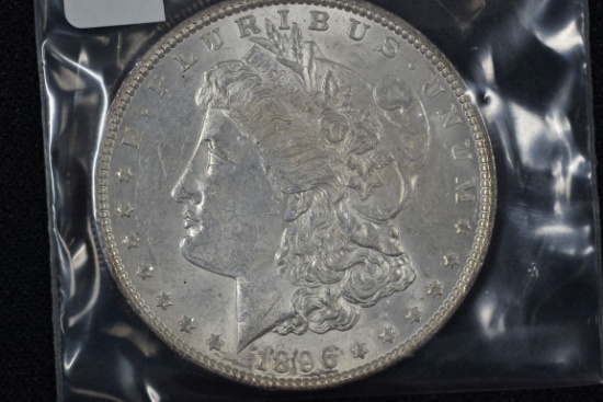 1896 Morgan Dollar; AU