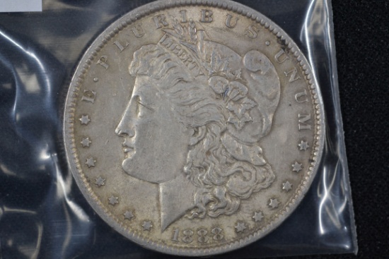 1888 Morgan Dollar; XF