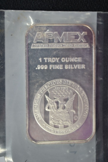 APMEX 1 oz. .999 Fine Silver Bar