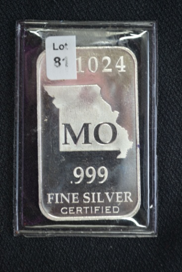 Missouri 1/2 oz. Silver Bar