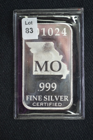 Missouri 1/2 oz. Silver Bar