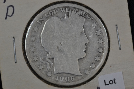 1906-D Barber Half Dollar