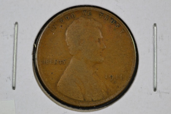 1911-S Lincoln Cent