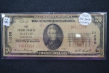 1922 First National Bank of Seattle Twenty Dollar Note