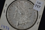 1881-S Morgan Dollar; VF
