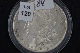 1884 Morgan Dollar; XF